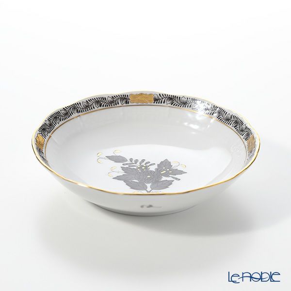 ヘレンド アポニーブラック 00704-1-00 フルーツボウル 13.5cm