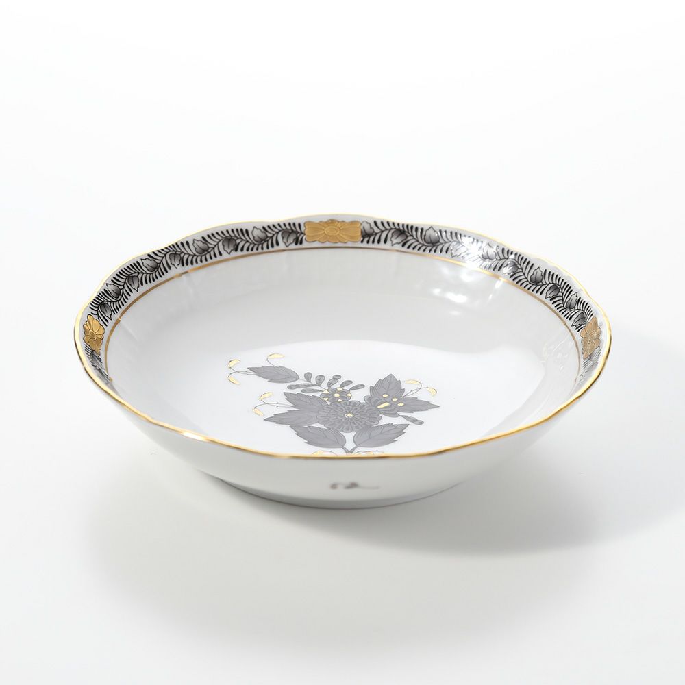 ヘレンド アポニーブラック 00704-1-00 フルーツボウル 13.5cm