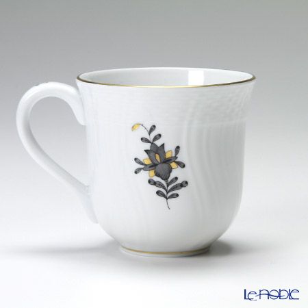 ヘレンド アポニーブラック 01729-0-00／1729 マグ 250ml