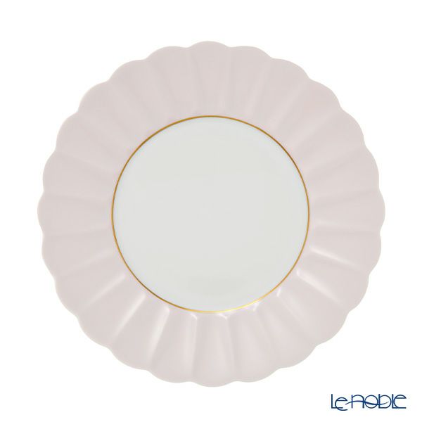 アウガルテン（AUGARTEN） メロン ライトピンク （SA828CR） プレート 20cm（015）インナーリムゴールド