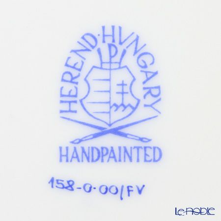 ヘレンド インドの華グリーン 00158-0-00 ラウンドプレート 30cm