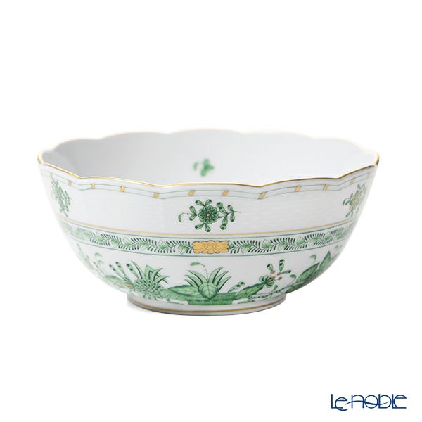 ヘレンド インドの華グリーン FV 00365-0-00 ボウル 16cm