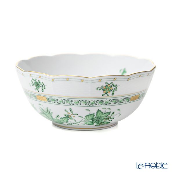 ヘレンド インドの華グリーン FV 00365-0-00 ボウル 16cm