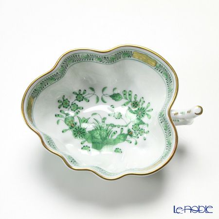 ヘレンド インドの華グリーン 00492-0-00 オープンシュガー 10.5cm