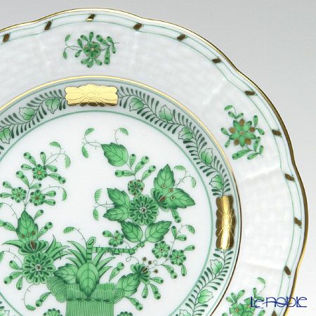 ヘレンド インドの華グリーン 00512-0-00 プレート 12.5cm スモール