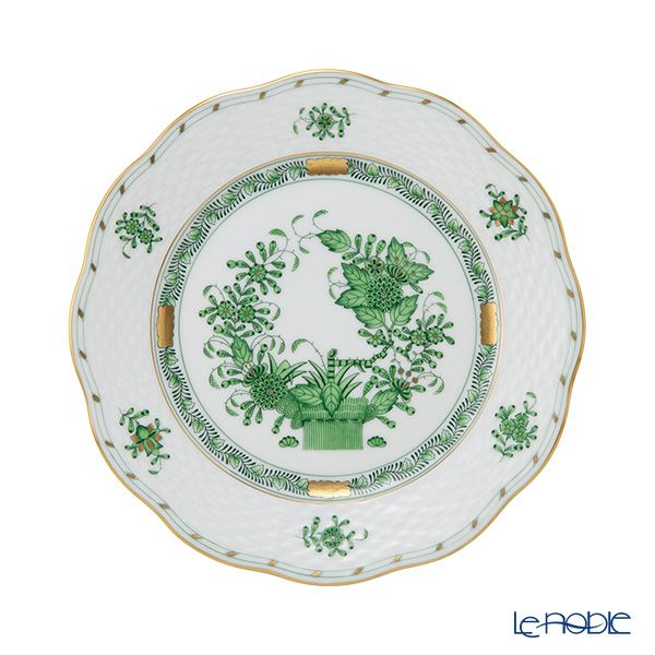 ヘレンド インドの華グリーン 00517-0-00 プレート 19cm