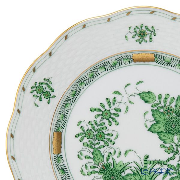 ヘレンド インドの華グリーン 00517-0-00 プレート 19cm