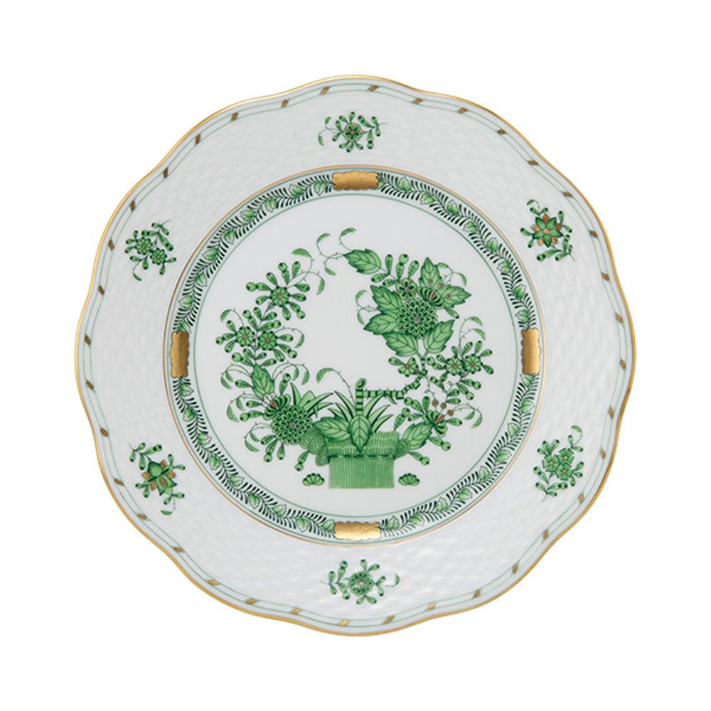 ヘレンド インドの華グリーン 00517-0-00 プレート 19cm