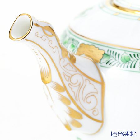 ヘレンド インドの華グリーン 00608-0-09 ティーポット ローズ 400ml