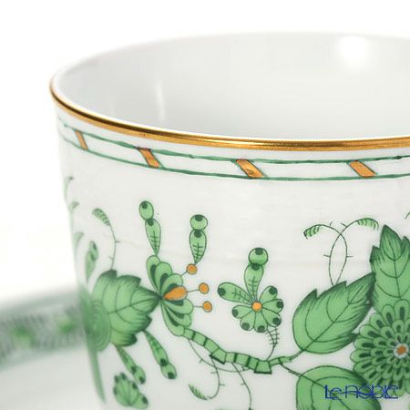 ヘレンド インドの華グリーン 00705-0-00 ティーカップ＆ソーサー 200ml