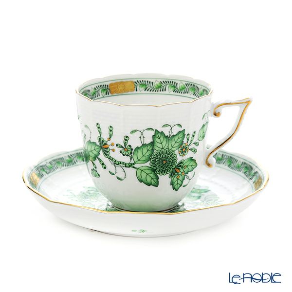 ヘレンド インドの華グリーン 00706-0-00 コーヒーカップ＆ソーサー 160ml