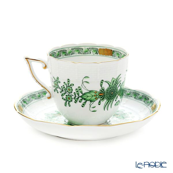 ヘレンド インドの華グリーン 00706-0-00 コーヒーカップ＆ソーサー 160ml