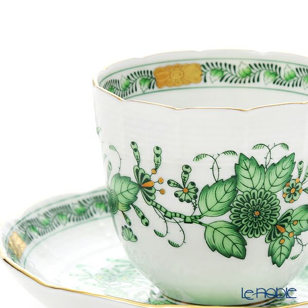 ヘレンド インドの華グリーン 00706-0-00 コーヒーカップ＆ソーサー 160ml