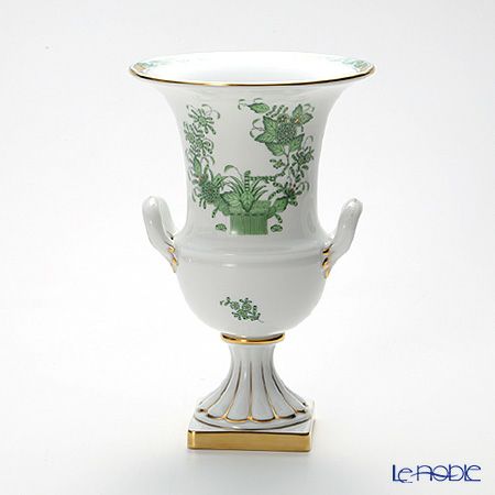 ヘレンド インドの華グリーン 06431-0-00／6431 ベース 24cm