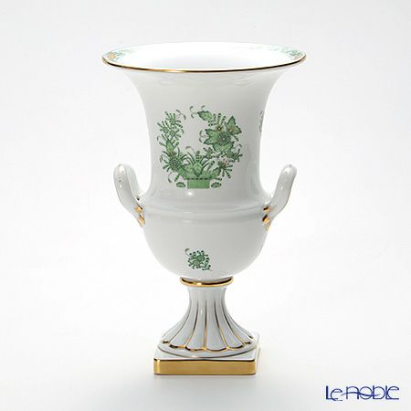 ヘレンド インドの華グリーン 06431-0-00／6431 ベース 24cm