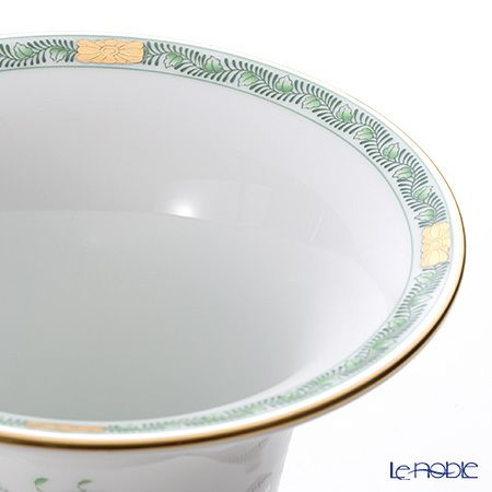 ヘレンド インドの華グリーン 06431-0-00／6431 ベース 24cm