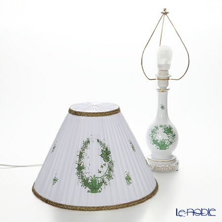 ヘレンド インドの華グリーン 06737-9-00／6734 ランプ