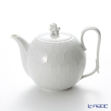 アウガルテン（AUGARTEN） アトランティスホワイト（1000） ティーポット 1.35L（071）