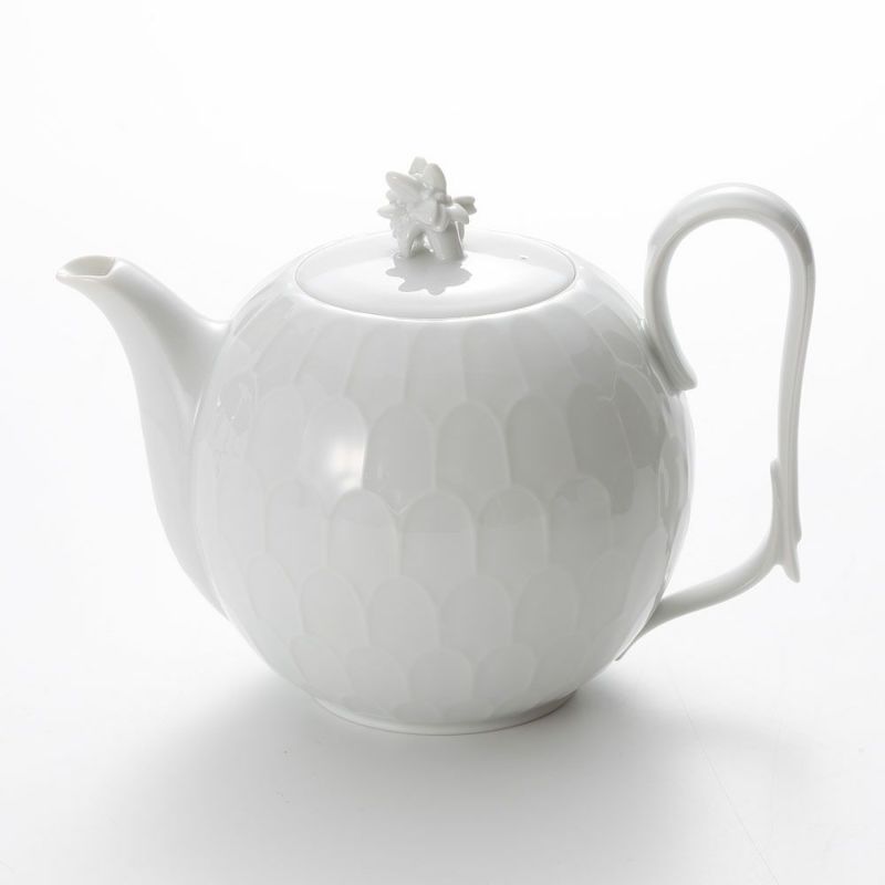 アウガルテン（AUGARTEN） アトランティスホワイト（1000） ティーポット 1.35L（071）