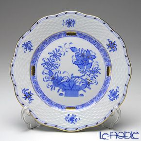 ヘレンド インドの華ブルー 00517-0-00 プレート 19cm