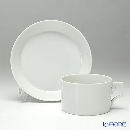 アウガルテン（AUGARTEN） ハプスブルクホワイト（1000） ティーカップ＆ソーサー 170ml（059）