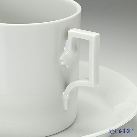 アウガルテン（AUGARTEN） ハプスブルクホワイト（1000） コーヒーカップ＆ソーサー 150ml（059）