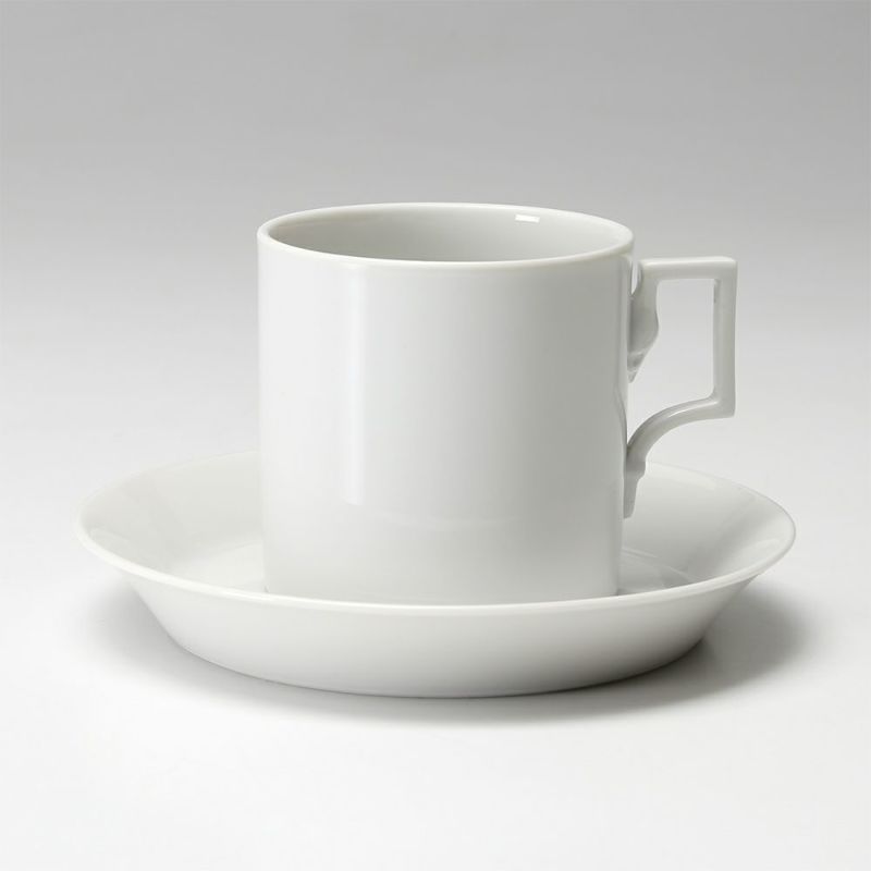 アウガルテン（AUGARTEN） ハプスブルクホワイト（1000） コーヒーカップ＆ソーサー 150ml（059）