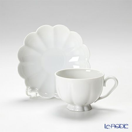 アウガルテン（AUGARTEN） メロン ホワイト（1000） モカカップ＆ソーサー 50ml （015）