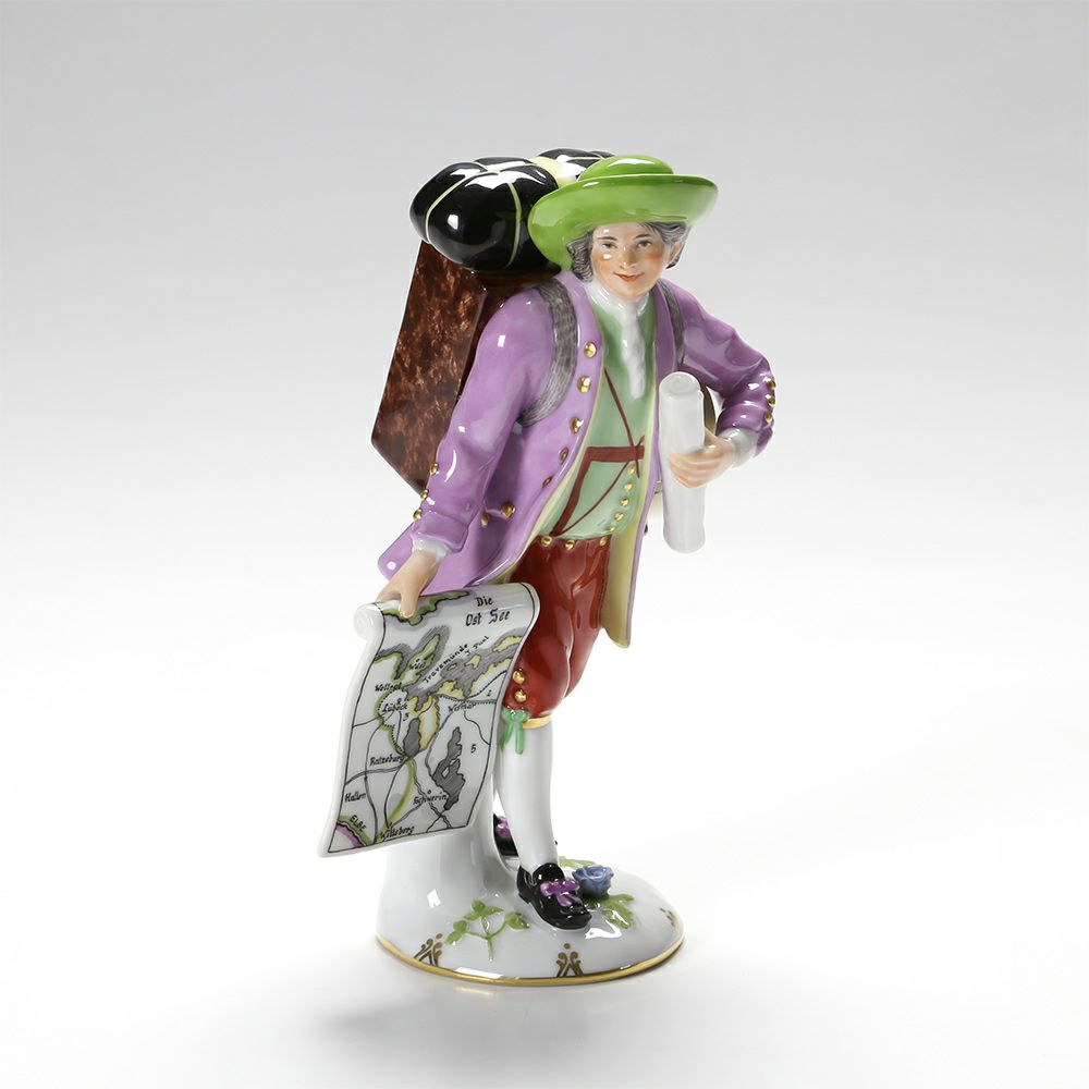 アウガルテン（AUGARTEN） フィギュリン（011210） 地図を売る商人 18cm 1012