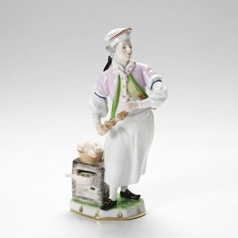 アウガルテン（AUGARTEN） フィギュリン（011210） ローストチキンを売る商人 1013