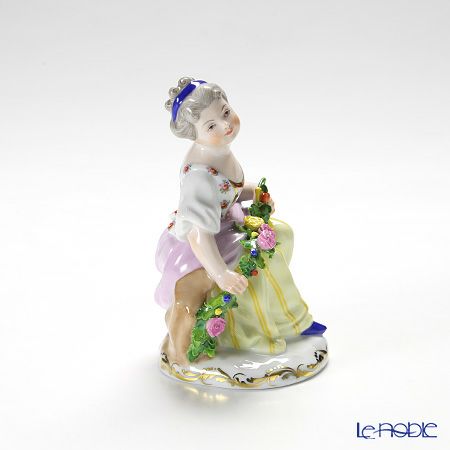アウガルテン（AUGARTEN） フィギュリン（011210） 花輪を持つ少女 13cm 1016