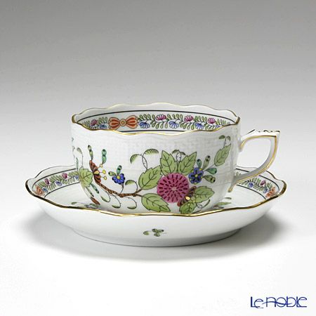 ヘレンド インドの華多彩色 00724-0-00／724 ティーカップ＆ソーサー 200ml