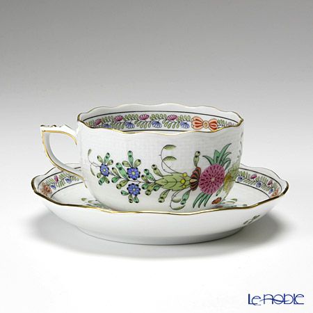 ヘレンド インドの華多彩色 00724-0-00／724 ティーカップ＆ソーサー 200ml