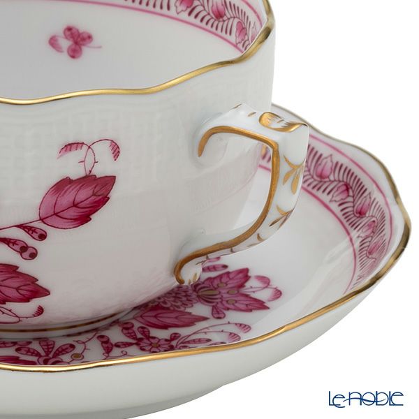 ヘレンド インドの華ピンク 00724-0-00／724 ティーカップ＆ソーサー 200ml