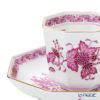 ヘレンド インドの華ピンク P オクタゴナルカップ＆ソーサー 04304-0-00