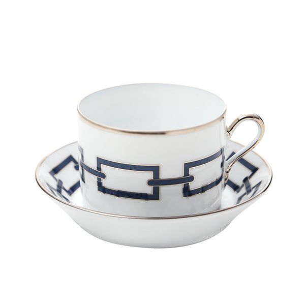 ジノリ1735／リチャード ジノリ（GINORI 1735／Richard Ginori） カテーネ サファイア ティーカップ＆ソーサー ブルー 200ml／13.5cm