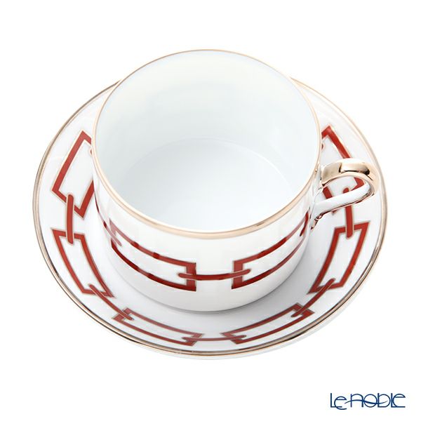 ジノリ1735／リチャード ジノリ（GINORI 1735／Richard Ginori） カテーネ スカーレット ティーカップ＆ソーサー レッド 200ml／13.5cm