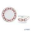 ジノリ1735／リチャード ジノリ（GINORI 1735／Richard Ginori） カテーネ スカーレット ティーカップ＆ソーサー レッド 200ml／13.5cm