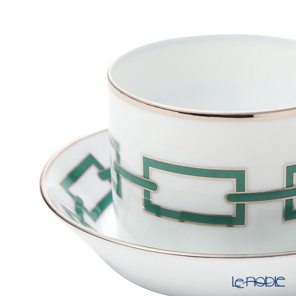 ジノリ1735／リチャード ジノリ（GINORI 1735／Richard Ginori） カテーネ エメラルド ティーカップ＆ソーサー グリーン 200ml／13.5cm