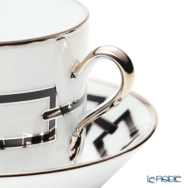 ジノリ1735／リチャード ジノリ（GINORI 1735／Richard Ginori） カテーネ ネーロ ティーカップ＆ソーサー ブラック 200ml／13.5cm