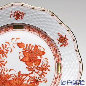 ヘレンド インドの華オレンジ 00517-0-00 プレート 19cm