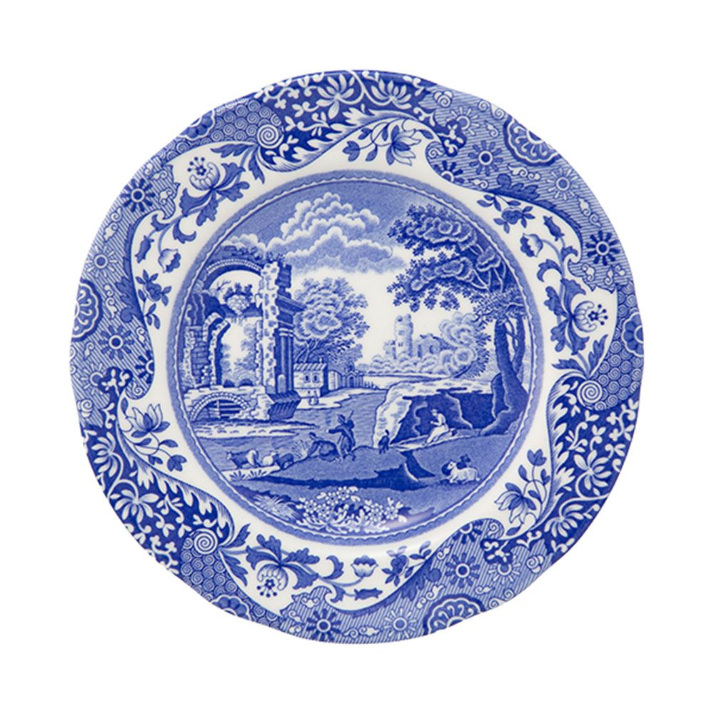 スポード ブルーイタリアン プレート 16cm