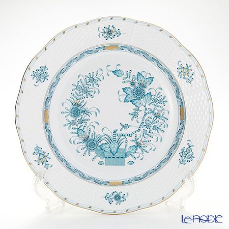 ヘレンド インドの華ターコイズ 00525-0-00 プレート 25cm