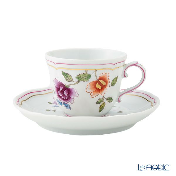 ジノリ1735／リチャード ジノリ（GINORI 1735／Richard Ginori） グランデューカ コーヒーカップ＆ソーサー 120ml（デミタスカップ／モカカップ）