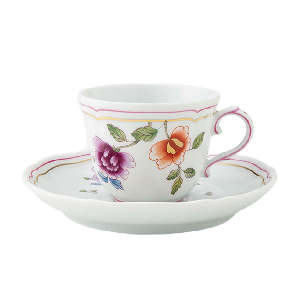 ジノリ1735／リチャード ジノリ（GINORI 1735／Richard Ginori） グランデューカ コーヒーカップ＆ソーサー 120ml（デミタスカップ／モカカップ）