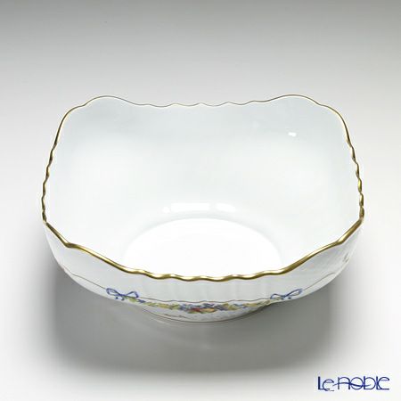 ジノリ1735／リチャード ジノリ（GINORI 1735／Richard Ginori） ファルファッレ フィオリータ サラダボウル（スクエア） 25cm