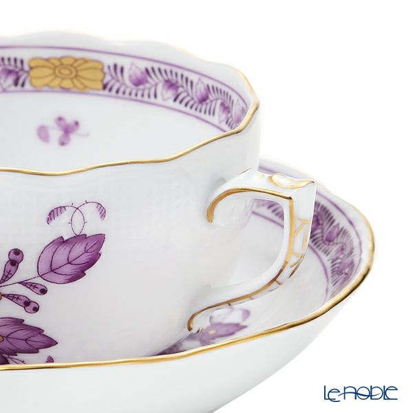 ヘレンド インドの華ライラック FL 00704-0-00 ティーカップ＆ソーサー 200ml
