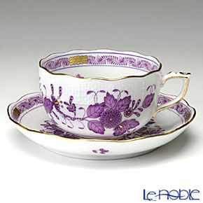 ヘレンド インドの華ライラック 00724-0-00／724 ティーカップ＆ソーサー 200ml