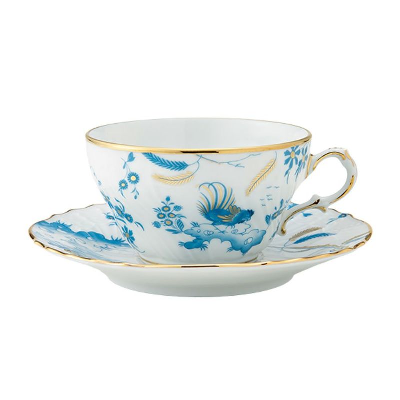 ジノリ1735／リチャード ジノリ（GINORI 1735／Richard Ginori） オーロディドッチァ ターコイズ ティーカップ＆ソーサー 240ml