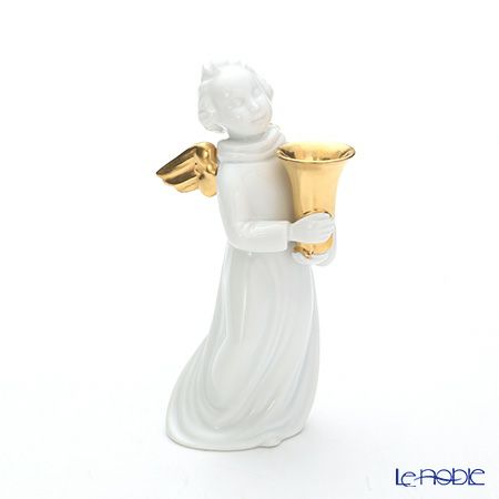 アウガルテン（AUGARTEN） フィギュリン（011410） エンジェル スタンディング ゴールド